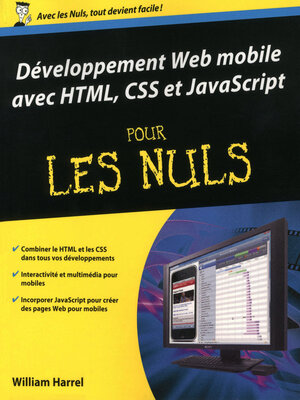 cover image of Développement Web mobile avec HTML, CSS et JavaScript Pour les Nuls